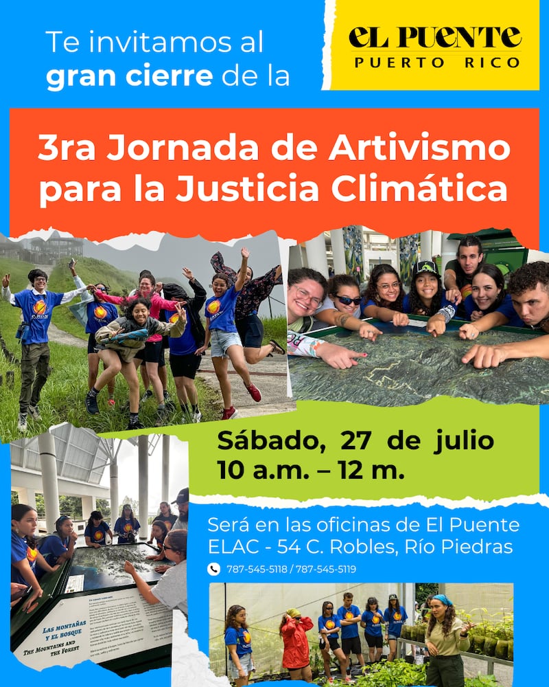 El Puente - Flyer cierre 3ra Jornada de Artivismo 2024