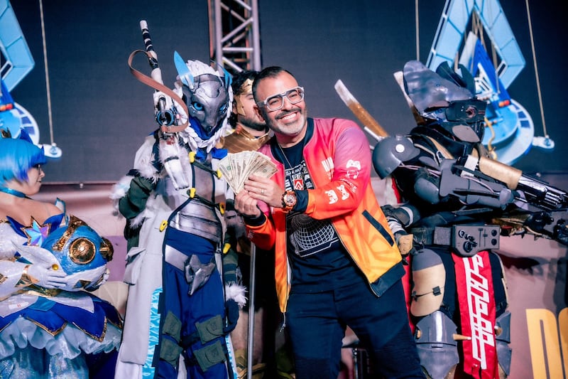 Cosplayer en Arcadia Battle Royal