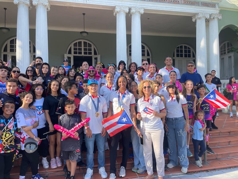 Recibimiento a los atletas puertorriqueños