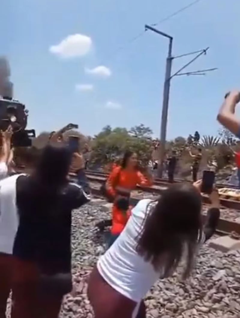 Mujer murió cuando se tomaba una selfie y un tren la impactó