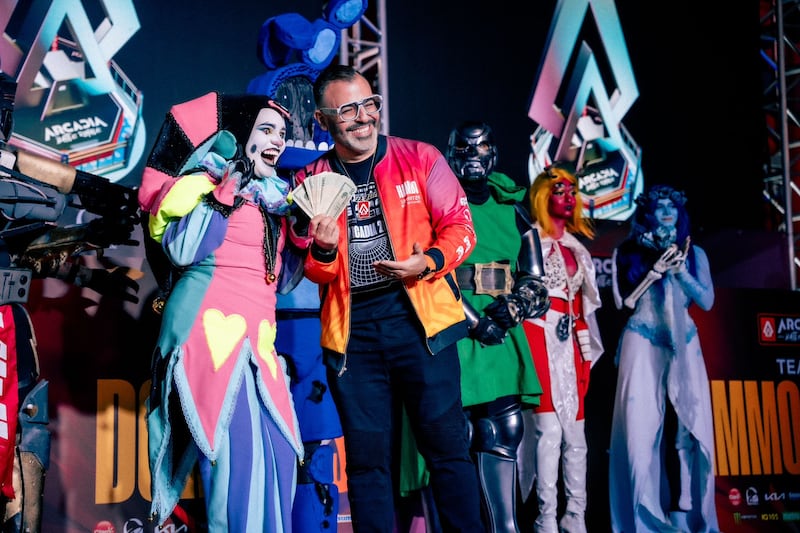 Cosplayer en Arcadia Battle Royal